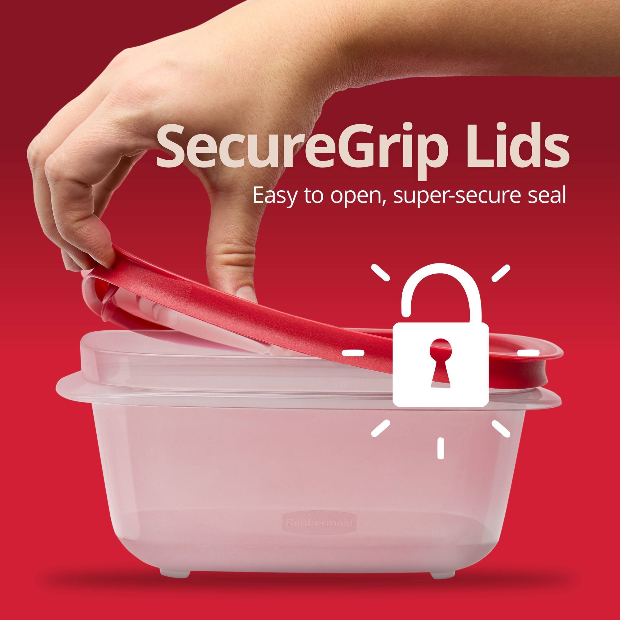 Red Rectangular Food Storage C - Meal Prep Kitchen recension och pris
