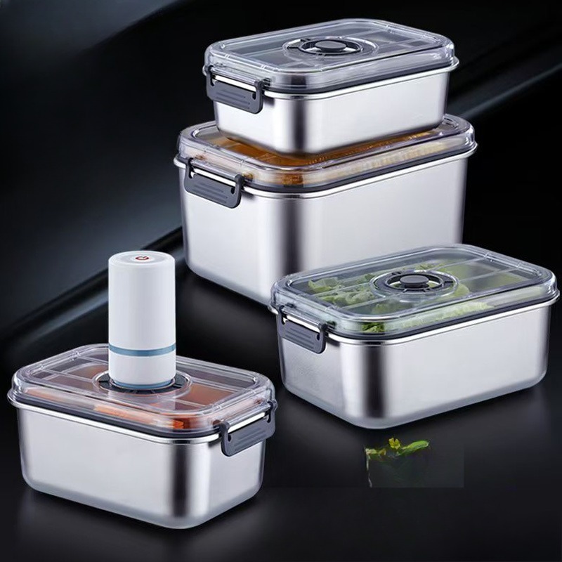 Stainless Steel Vacuum Food Co - Meal Prep Vacuum Seal Containers recension och pris