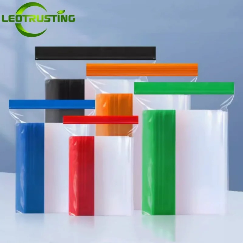 Colorful Clear PE  Zipper Stor - Meal Prep Ziplock recension och pris