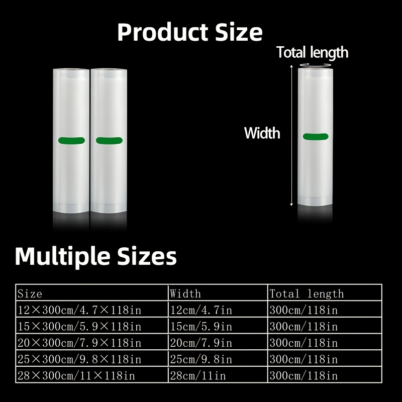 2-Pack 3M Vacuum Sealer Rolls: - Meal Prep Co recension och pris