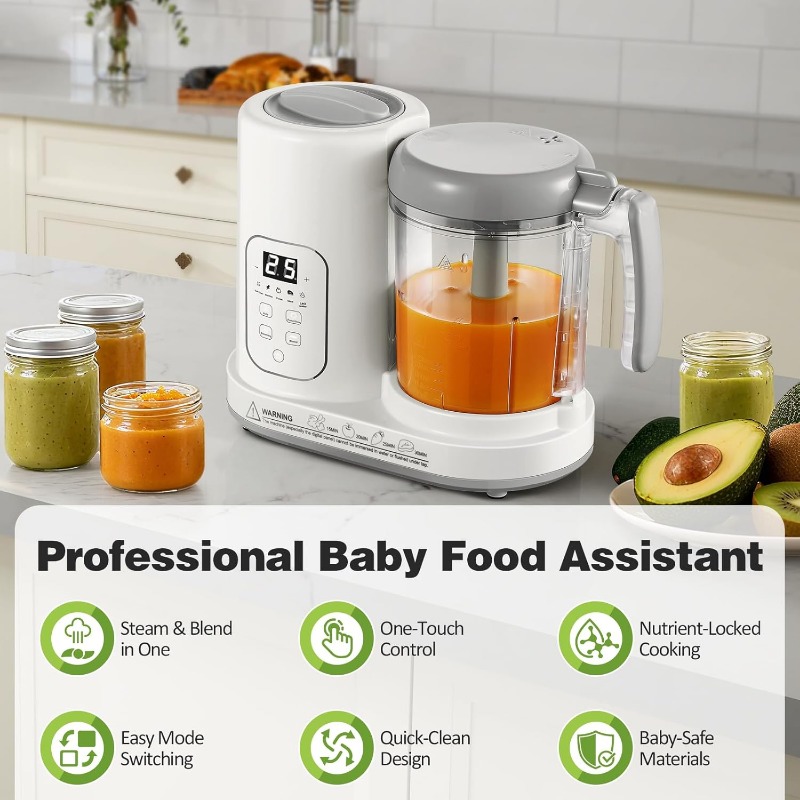 Baby Food Maker Steamer Blende - Meal Prep Smoothies recension och pris