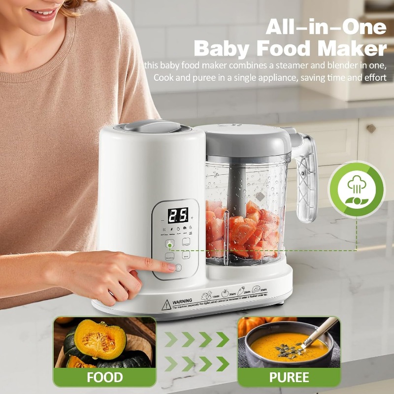 Baby Food Maker Steamer Blende - Meal Prep Smoothies recension och pris