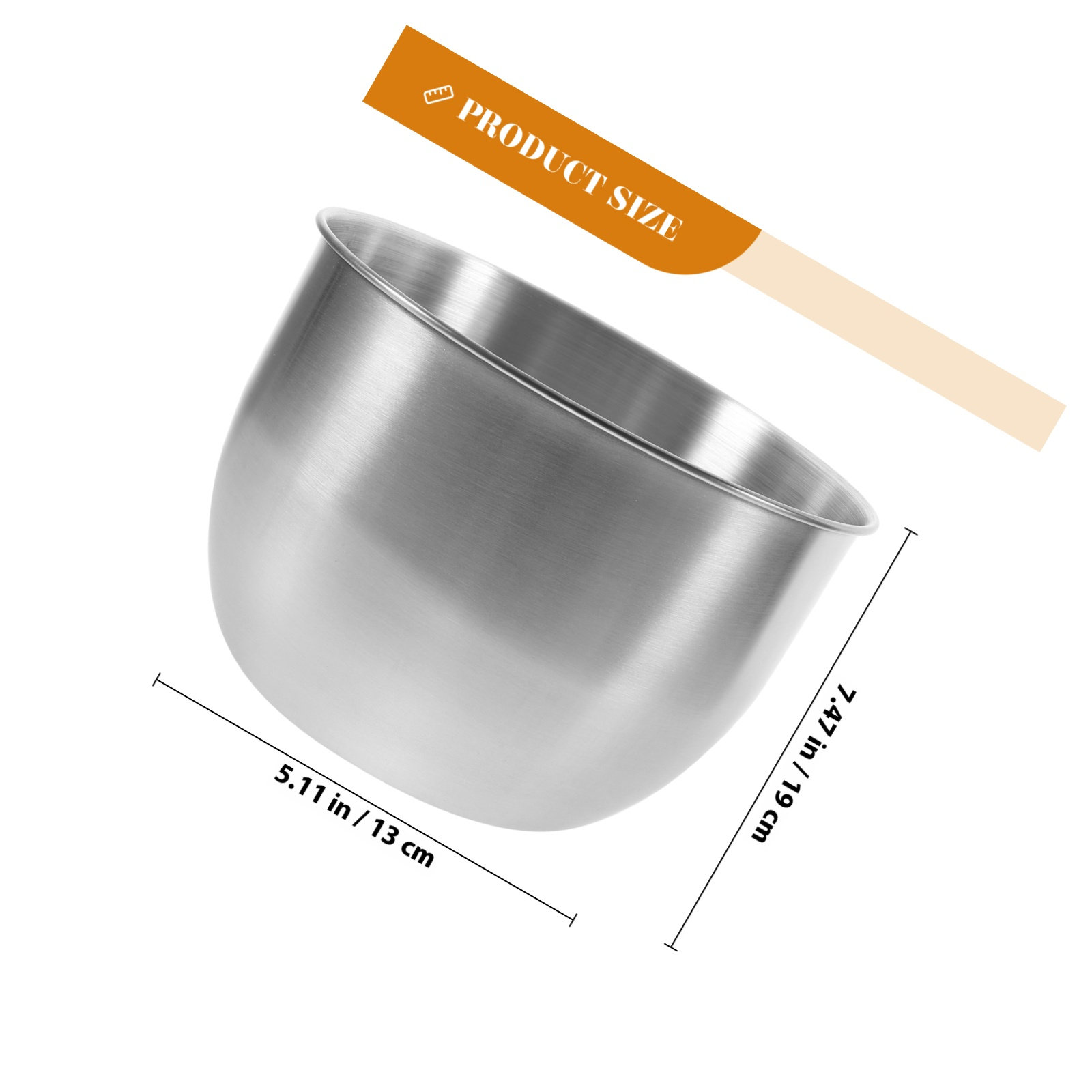 Deep Stainless Steel Mixing Bo - Meal Prep Kitchen recension och pris