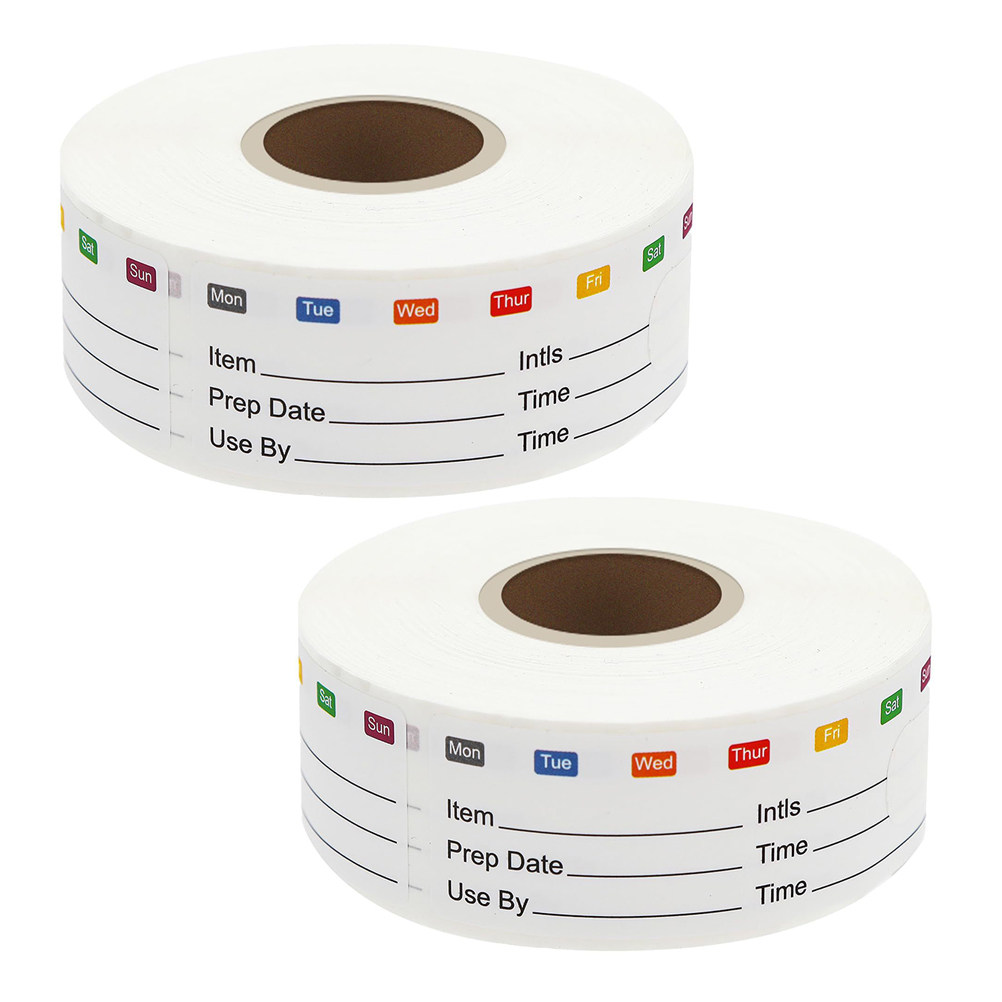 2Rolls Food Date Stickers Remo - Meal Prep Kitchen recension och pris